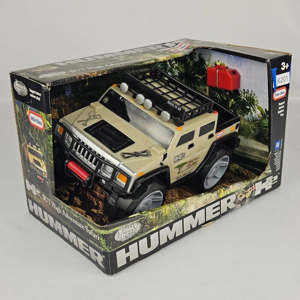 Little Tikes Rugged Riggz HUMMER H2 (6495) SUT HIGH ADVENTURE SAFARI VHTF (K201)